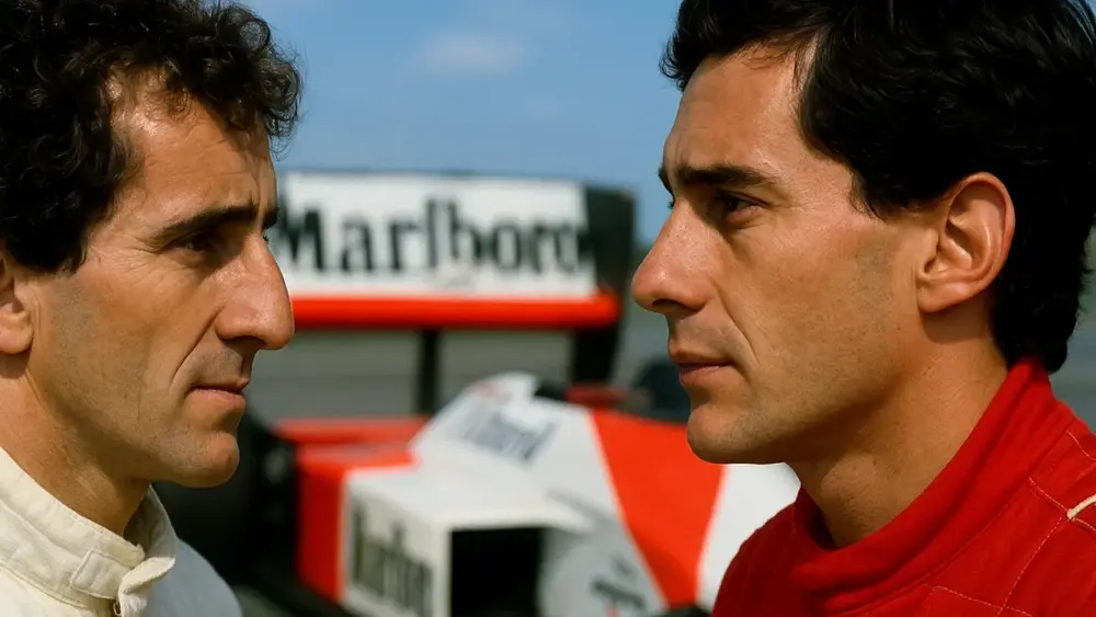 Alain Prost Ayrton Senna rivalidade histórica McLaren anos 80