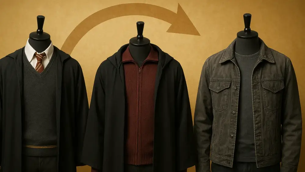 Figurino de Harry Potter mudou em cada filme?