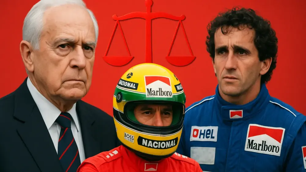 Jean-Marie Balestre FIA Senna polêmica regulador Prost 1989
