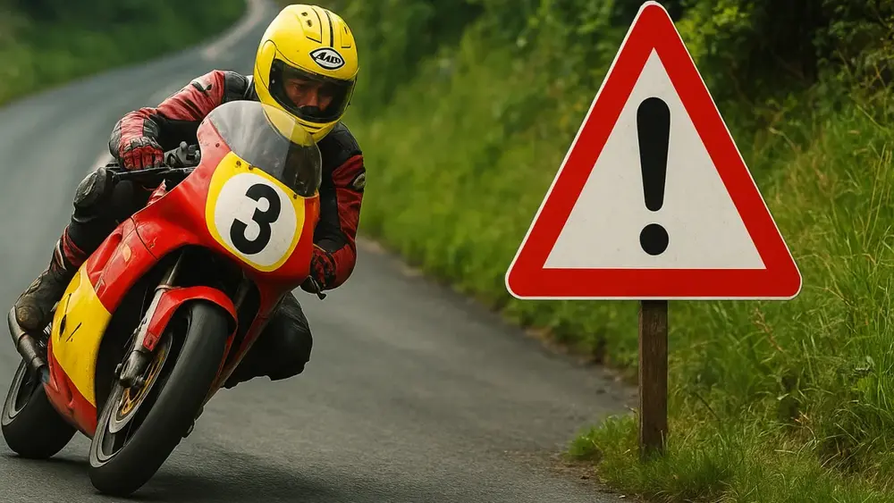 Joey Dunlop TT Ilha de Man motos corrida perigo