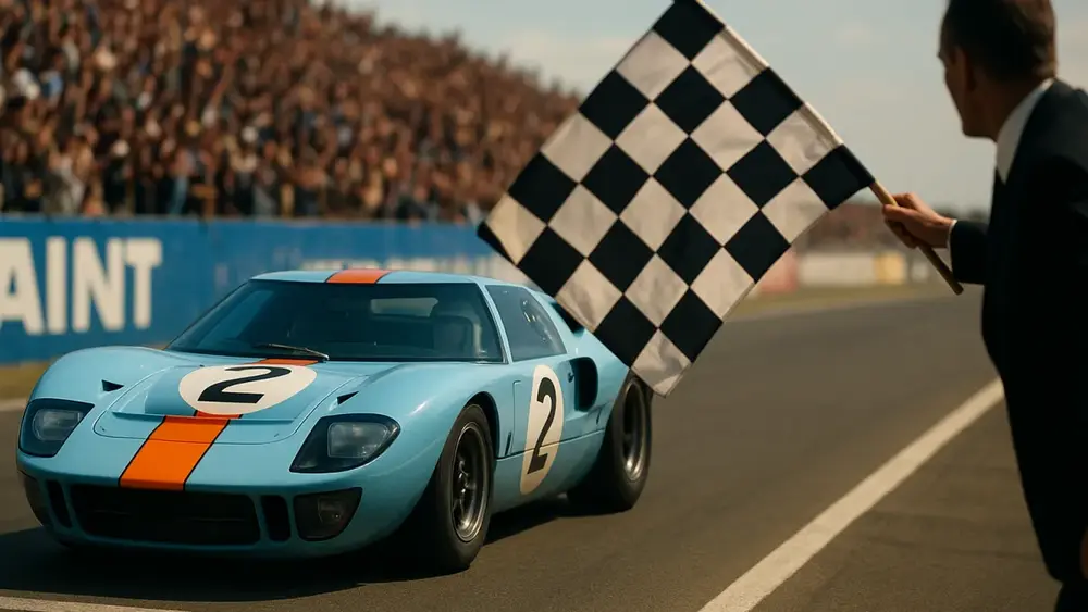 Le Mans ’66: Damon, Shelby e Miles na épica vitória da Ford!