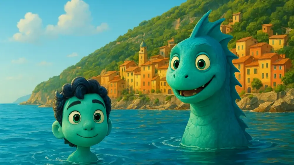 Luca da Pixar Enrico Casarosa monstros marinhos Itália Riviera