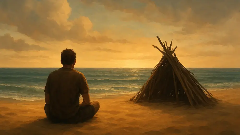 Náufrago: Hanks e a Luta Solitária Pela Vida na Ilha Deserta Total