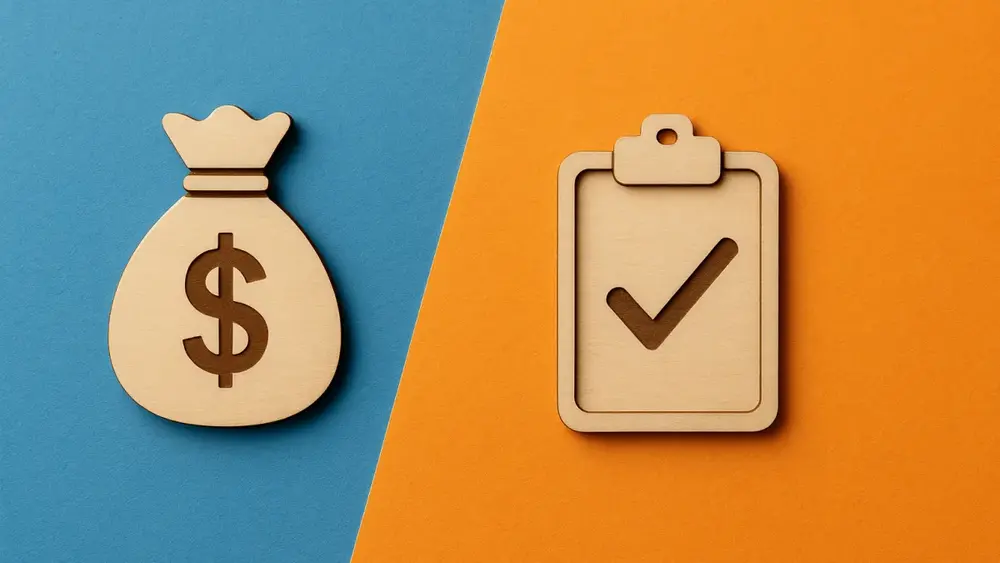 Qual diferença entre orçamento declarado e real gasto