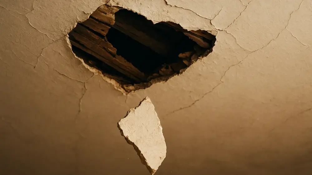 Sonhar com teto caindo: inseguranças e estrutura